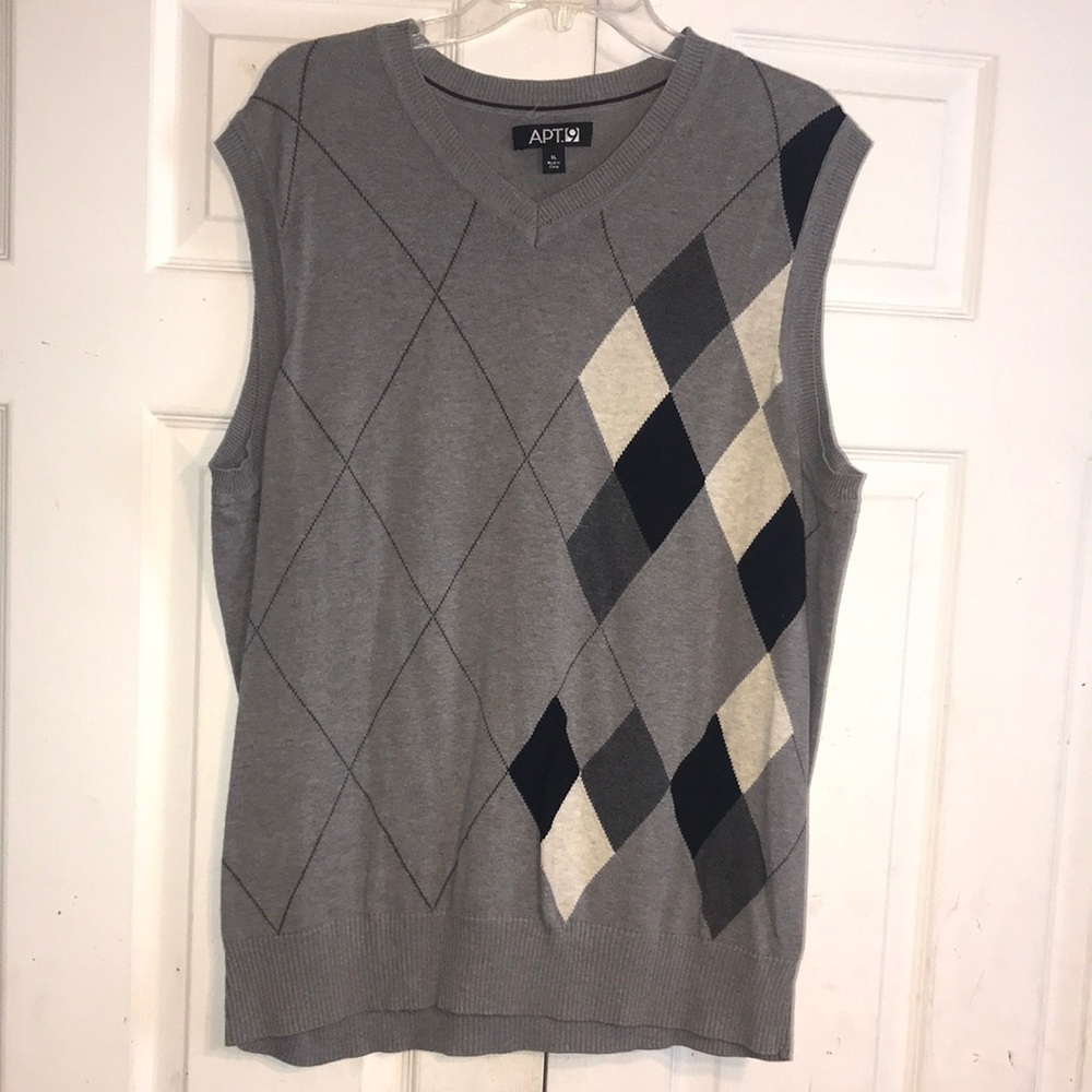 Men’s APT. 9 Argyle Sweater Vest